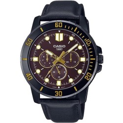CASIO COLLECTION Mod. DIVER MULTIFUCTION BLACK - BROWN MTP-VD300BL-5EUDF